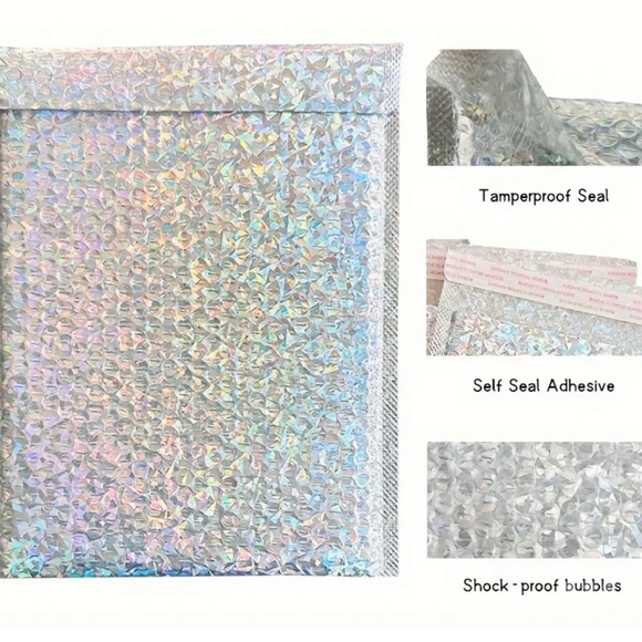 /SALE/ Pack of 10 Mermaid Bubble Mailers - Picture 4 of 4